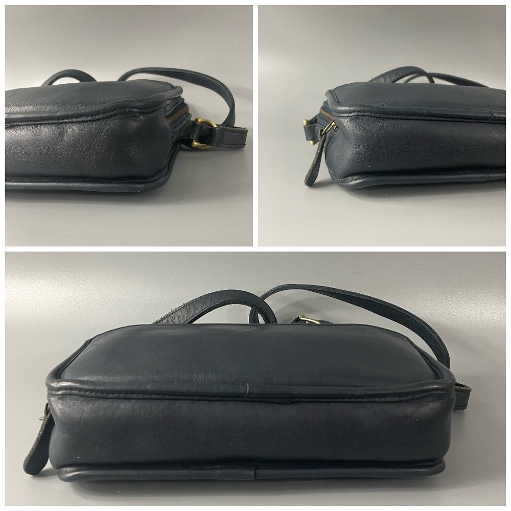 Vintage Coach Multi compartment Zip | #9974 | Navy - Picture 15 of 16
